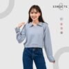 ESROCTE Atasan Wanita Cropped Sweater Knit Kai Top - S-XL