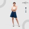 ESROCTE Celana Jeans Pendek Bermuda Denim Pants Wanita P88 - S-XL